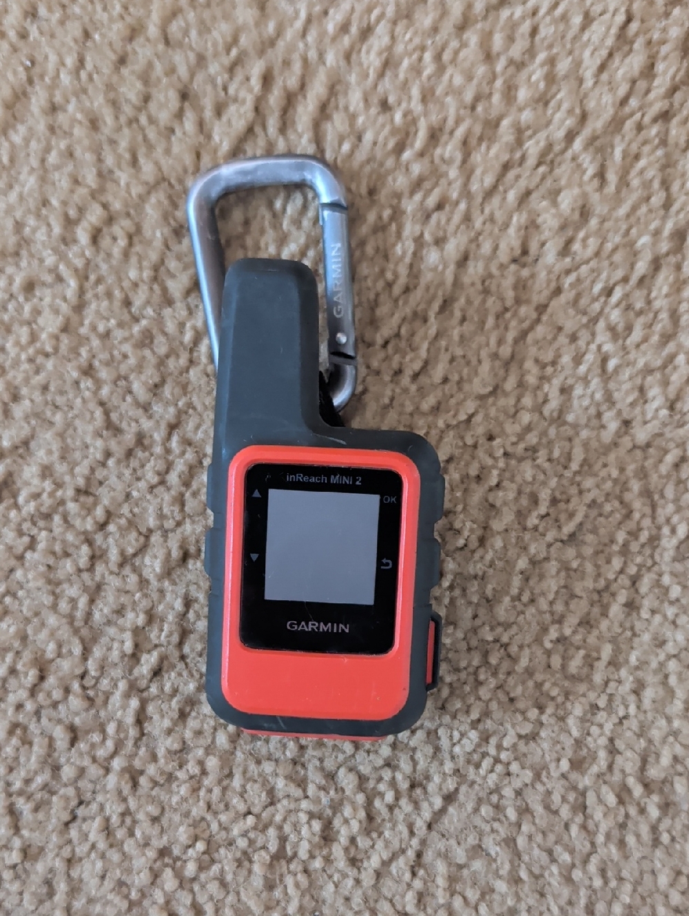 Garmin inReach Mini 2 Orange and Black Satellite Communicator with Clip